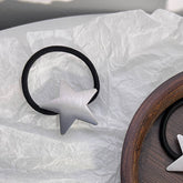 GOLD METAL STAR BRIGHT ELASTIC HAIR TIE_CWAHA0631