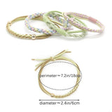 POPULAR HAND WOVEN RETRO HAIR SCRUNCHIES_CWAHA2714