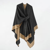NEW DOUBLE SIDED SOLID COLOR WARM SHAWL FOR WOMEN_CWMM2084