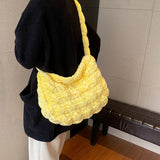 Velvet Puffy Cloud Shoulder Crossbody Bag_Cuab00487
