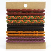 RETRO FASHION CARD SET HAIR SCRUNCHIES_CWAHA2725