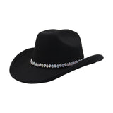 NEW WOOL FEDORA COWBOY HAT WESTERN ETHNIC STYLE_CWAH04465
