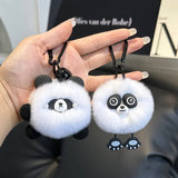 CUTE AND FUNNY RED PANDA CAR KEYCHAIN BAG PENDANT_CWMM2515