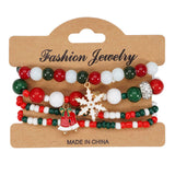 2024 NEW CHRISTMAS BEADED ELASTIC ROPE BRACELET_CWAJE2207