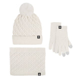 Winter Warm Wool Hat Scarf Gloves Three-Piece Set_Cwmm2774
