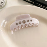 Unique Curved Acetate Claw?Large Hair Volume Grip