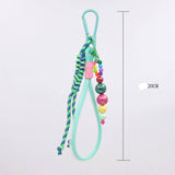 HAND WOVEN LANYARD CUTE BEADED KEYCHAIN_CWMM3548