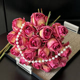 BURNT EDGE ANGORA ROSE FOR HOME PHOTO DECOR_CWMM6571