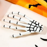HALLOWEEN SKELETON HAND HAIR DUCKBILL CLIP_CWAHA1643