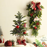 NORDIC STYLE PE WOOD CHRISTMAS WREATH DECOR_CWAJE05400
