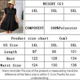 CHIC RUFFLE NECKLINE TIE WAIST VACATION DRESS_CWDMD6059