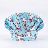 SURGICAL CAP MEDICAL PUFFY CAP PRINTED WORK CAP_CWAH3382