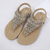 RHINESTONE BOHEMIAN FLIP FLOPS SANDALS_CWSHS0481