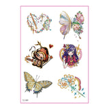 GOLD FOIL TATTOO STICKERS FOR GIRLS CHIC CLASSY_CWMM8366