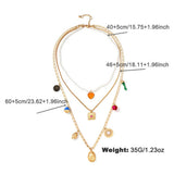 Womens Vintage Evil Eye Necklace And Earrings Set