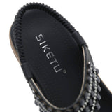 CRYSTAL BEADED DECORATIVE PINCH TOE SANDALS_CWSHS0507