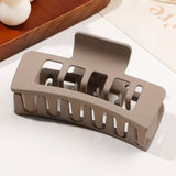 MATTE SQUARE HAIR CLAW MINIMALIST SHARK CLIP_CWAHA2826