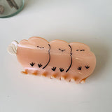 FASHIONABLE WHITE SWAN ACETIC ACID HAIR CLIP_CWAHA0549