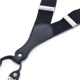 3 5CM BLACK SOLID COLOR SUSPENDER CLIP_CWMM1102