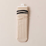 AUTUMN AND WINTER TWO BAR STACKED SOCKS_CWMS0998