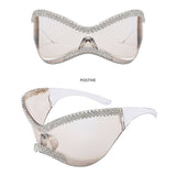 LUXURY RHINESTONE LARGE FRAME CYCLING SUNGLASSES_CWASG0863