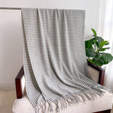 Vintage Houndstooth Faux Cashmere Scarf-Long Wrap_Cwasc1445