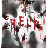 HALLOWEEN EASTER WATERPROOF SHOWER CURTAIN_CWMM1807