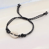 BEACH VACATION SWEET SHELL BRAIDED BRACELET_CWMM3562