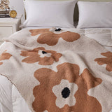 SUNFLOWER WARM BLANKET KNITTED BLANKET_CWMM0330