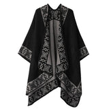 SHAWL SOLID COLOR IMITATION CASHMERE CAPE_CWASC2174