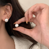 RETRO AND VERSATILE HIGH END BRUSHED EARRINGS_CWAJE3123