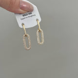 EXQUISITE ELLIPTICAL ZIRCON EARRINGS_CWAJE1311