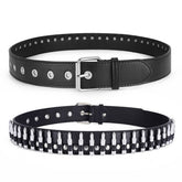 2024 HOLLOW DOUBLE ROW PUNK CASUAL BELT_CWABE0571