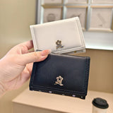 Trendy Printed Mini Trifold Wallet For Students_Cwab06229