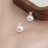 Light Luxury Freshwater Baroque Pearl Earrings