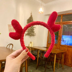 CHRISTMAS CUTE DEERANTLER HEADBAND HAIRACCESSORIES_CWAHA3413