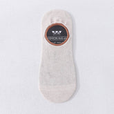 MENS SOLID COLOR COTTON ALL MATCH MESH BOAT SOCKS_CWMS2001