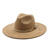 GOURD BUCKLE BELT SUEDE HAT KNIGHT HAT SUN HAT_CWAH2523