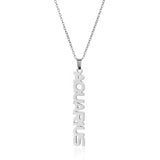CLAVICLE CHAIN TWELVE ZODIAC TITANIUM NECKLACE_CWMM2717