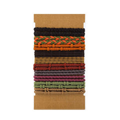 BRAIDED BOHEMIAN CARD HOLDER HAIR SCRUNCHIES_CWAHA5673
