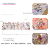 GRADIENT TEETH ACETATE COMB LEOPARD PRINT HAIRCOMB_CWAHA4192