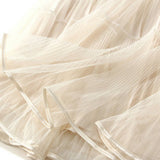 HIGH WAIST LACE MIDI SKIRT WITH CAKE LAYER DESIGN_CWBMS0326