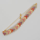 RICE BEAD HAND WOVEN RAINBOW FLOWER BRACELET_CWMM3796
