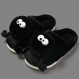 Women Coal Ball Home Shoes Plush Warm Slippers