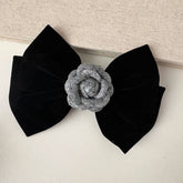 COOL GRAY CAMELLIA HAIRPIN HEADBAND_CWAHA4670