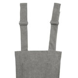 Solid-Color Basic Corduroy Adjustable Overalls