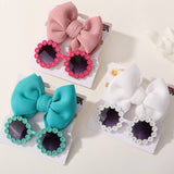 SUMMER BOW HEADBAND SUNGLASSES SET FOR KIDS_CWAHA6744