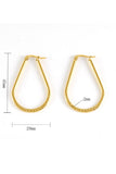 18K Gold Plated Stainless Steel Earrings_Cwaje0392