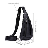 Vintage Western Casual Waist Bag Crossbody Bag_Cwab2588