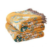 FLOWER TASSEL DOUBLE SIDED BLANKET_CWMM1601